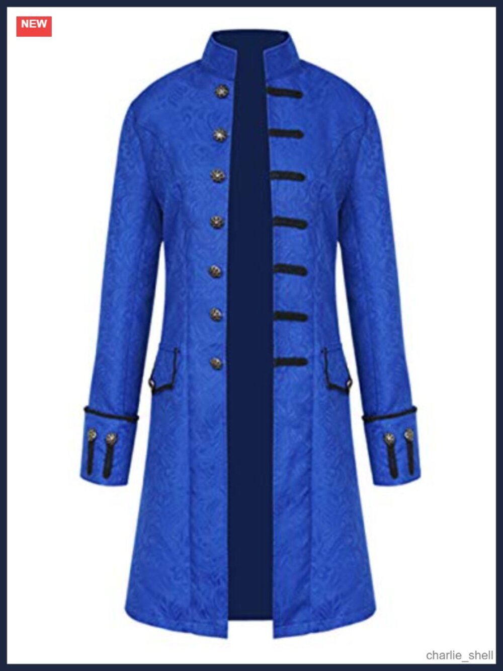 Men's Steampunk Victorian Frock Coat Jacquard Tailcoat Costume